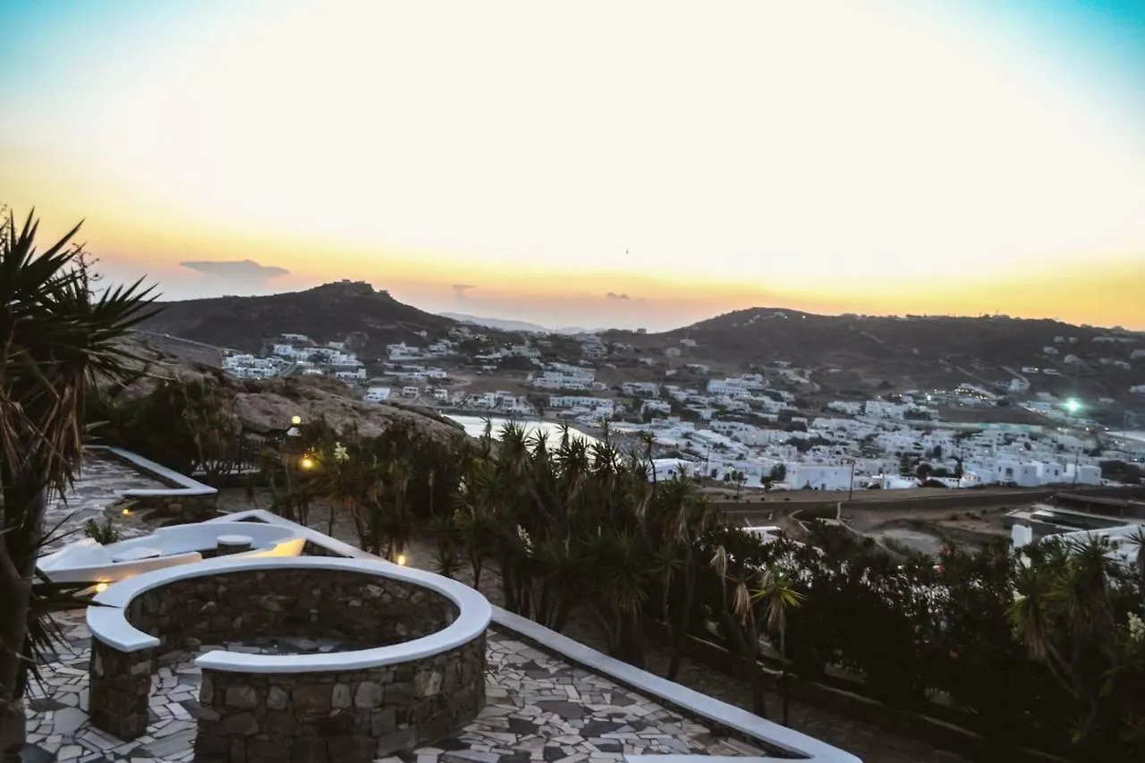 בית נופש אורנוס Complex Of Cycladic Traditional Houses In Mykonos